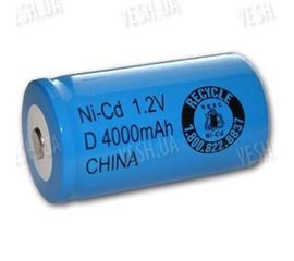 Аккумулятор D 33600 Ni-Cd 4000мАч, фото 1