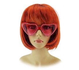 Очки Сердце со стразами, фото 1