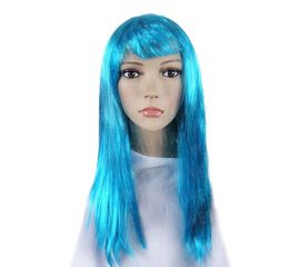 Парик Ровный голубой, фото 1