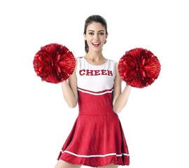 Помпон черлидера Pom Poms красный, фото 1