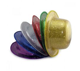 Шляпа Котелок Пластик Блестящая, фото 1