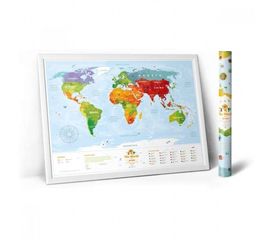 Скретч карта мира Kids Animals, фото 1