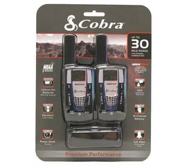 Комплект 2-сторонних раций COBRA CXR875 с дальностью связи 56 км GMRS/FRS, фото 1