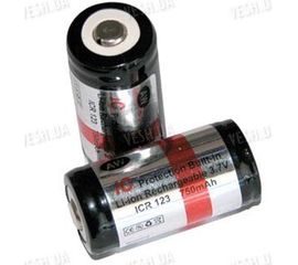 Аккумулятор 16340 (CR123) 750 mAh AW (Защищен), фото 1