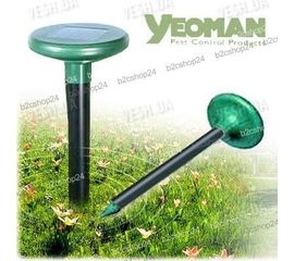 Ультразвуковой садовый отпугиватель грызунов, мышей, кротов с солнечной батареей, фото 1