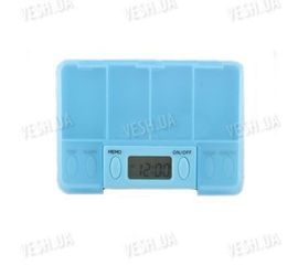 Портативная электронная аптечка - органайзер на 4 отсека - будет напоминать Вам о необходимости своевременного приёма лекарств, фото 1