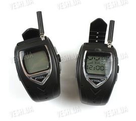 Комплект из 2-х раций Walkie Talkie в виде часов дальностью связи до 1000 метров и временем работы в режиме разговора - до 12 часов (модель RD-018), фото 1