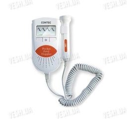 Портативный карманный допплер плода ребёнка - позволит слышать сердцебиение вашего ребёнка и видеть его ритм, не выходя из дома (мод. Contec), фото 1