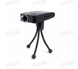 Профессиональный бюджетный 60-ти дюймовый мини проектор на треноге, VGA 640x480, 12 lumen, USB (мод. MP-04), фото 1