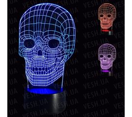 3D Светильник Череп, фото 1