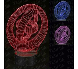 3D Светильник Тринити, фото 1