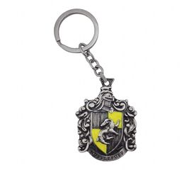Брелок металлический Гарри Поттер Герб Пуффендуй, фото 1