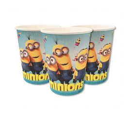 Бумажные стаканчики Миньоны уп. 10 шт, фото 1