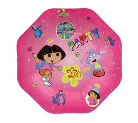 Бумажные тарелки диам.18 см Даша уп. 10 шт, фото 1