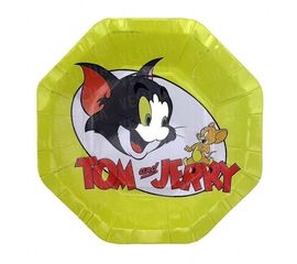 Бумажные тарелки диам.18 см Том и Джерри уп. 10 шт, фото 1