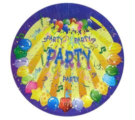Бумажные тарелки диам.23 см Party уп. 10 шт, фото 1