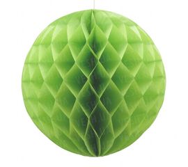 Бумажный шар соты 30 см салатовый 0013, фото 1