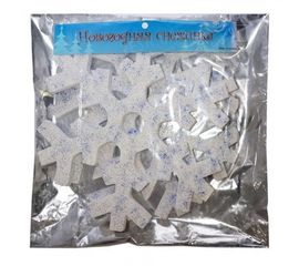 Декор Снежинка объемная 34х34 см уп. 2 шт., фото 1