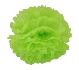 Декор бумажные Помпоны 25 см салатовый 0013, фото 1