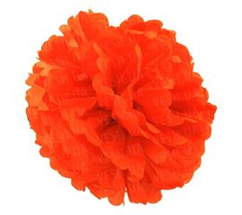 Декор бумажные Помпоны 35 см красный 0007, фото 1