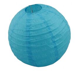 Декор подвесной Шар 35 см голубой, фото 1