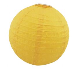Декор подвесной Шар 35 см желтый, фото 1