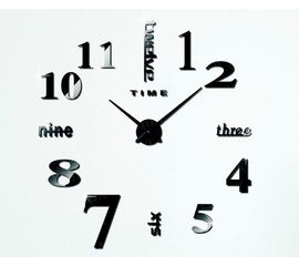 Декоративные часы Travel black D=1м, фото 1