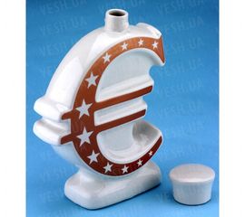 € ЕВРО графин штоф, Синий, производство Украина, 606181520 Белый, производство Украина, 665752753, фото 1