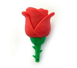 Флешка 8 Gb силиконовая Роза, фото 1