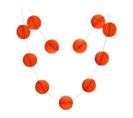 Гирлянда Шары соты (оранжевый 0011), фото 1