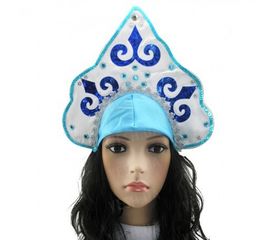 Кокошник Снегурочки №3 Узор, фото 1