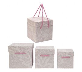 Коробка подарочная с ручками КП 3.2 набор 3 шт, фото 1