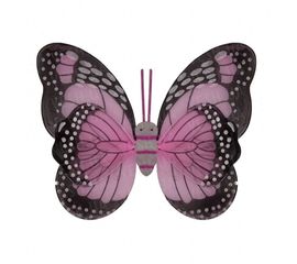 Крылья Бабочки пятнистые розовые 42х48 см, фото 1