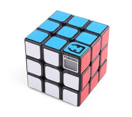 Кубик Рубика 3х3х3 со встроенным таймером черный, фото 1