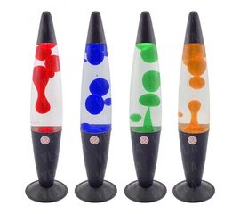 Лава лампа с парафином 34 см черная, фото 1