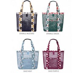 Летняя сумочка для пляжа прорезиненная. Голубой., фото 1