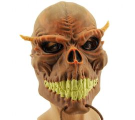 Маска резиновая Череп рогатый, фото 1