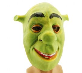 Маска резиновая Шрек, фото 1