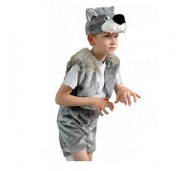 Маскарадный костюм меховой Волк размер L, фото 1