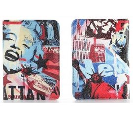 Обложка на паспорт из мягкой кожи &quot;NY&quot;, фото 1