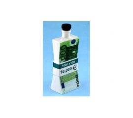 Пачка 100 евро графин штоф 0,25 л. (пачка денег MSE), фото 1