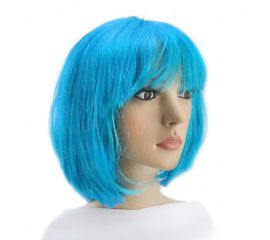Парик Каре голубой, фото 1