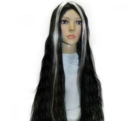 Парик Вампирелла черно белый, фото 1