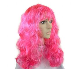 Парик Волнистый розовый, фото 1