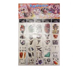 Переводная тату 10х6 см лист 30 шт, фото 1