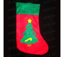 Рождественский носок с аппликацией, фото 1
