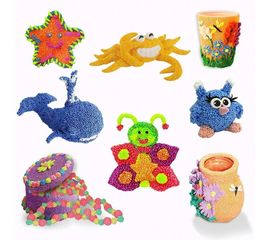 Шариковый пластилин для лепки (пакет 10г), фото 1