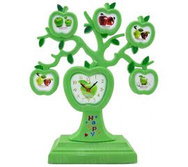 Семейное Дерево 5 фото Яблоки + Часы, фото 1