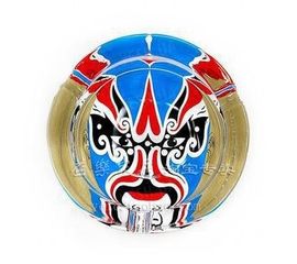 Стеклянная пепельница &quot;Китайская Опера&quot;, фото 1