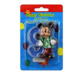 Свеча Цифра с Микки Маусом 9, фото 1